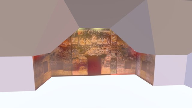 Lanna mural paintings 3D Model