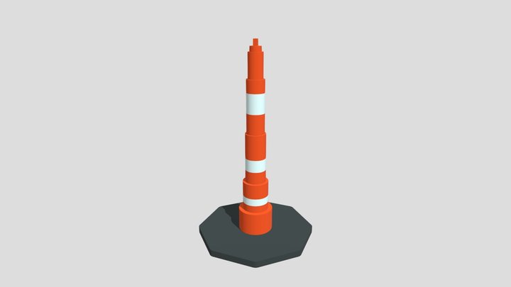 Traffic Grabber Cone 3D Model