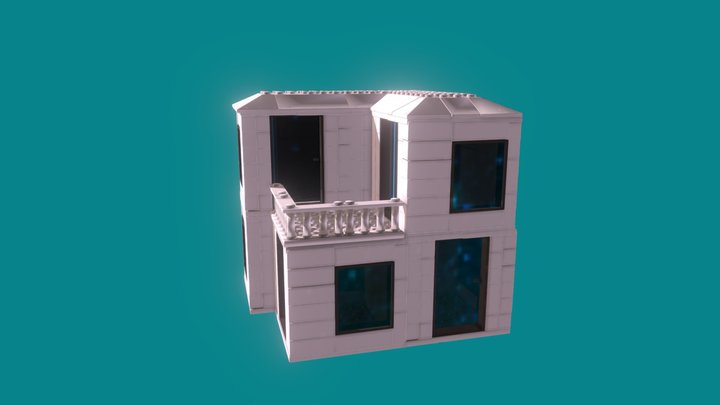 lego house by CG 3D Model