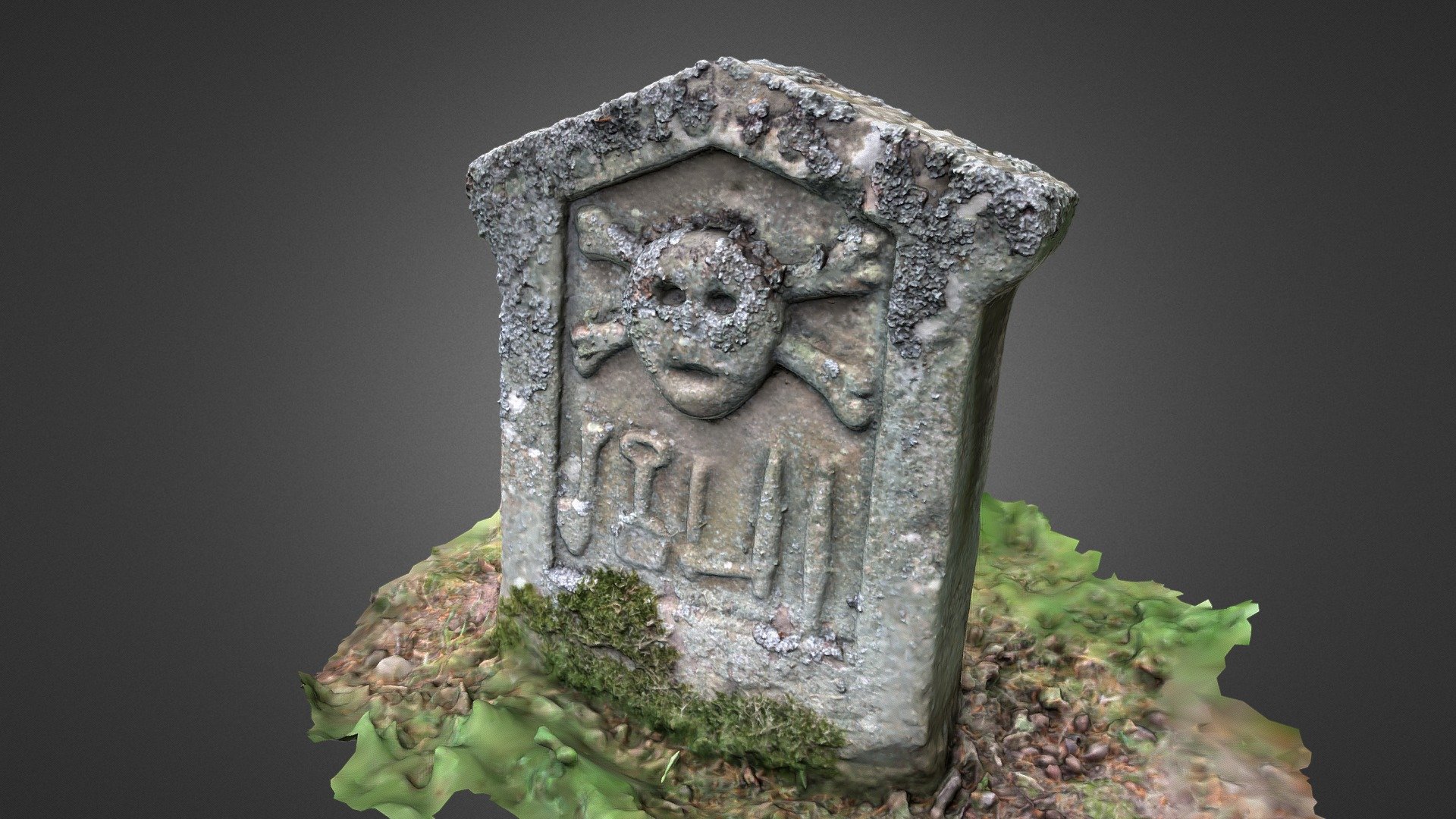 1672 Preston Kirk gravestone