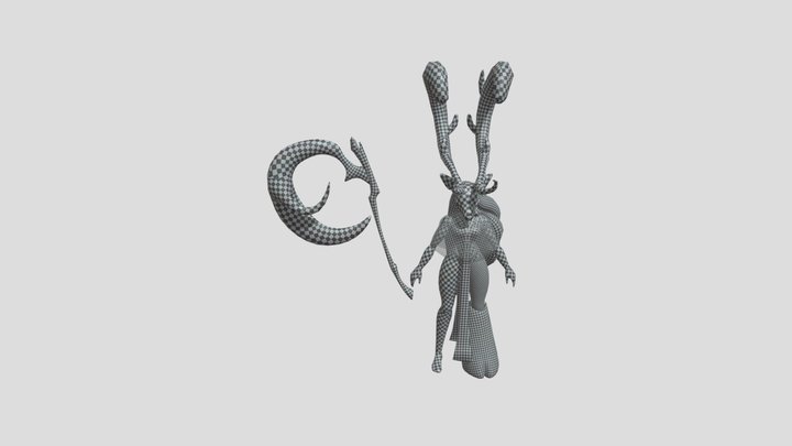 WIP_Thicc Chick READYTOPAINT 3D Model