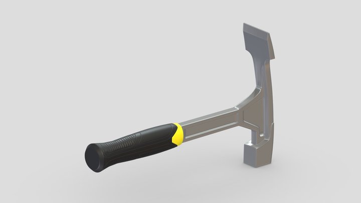 Bricklayer Hammer 3D Model