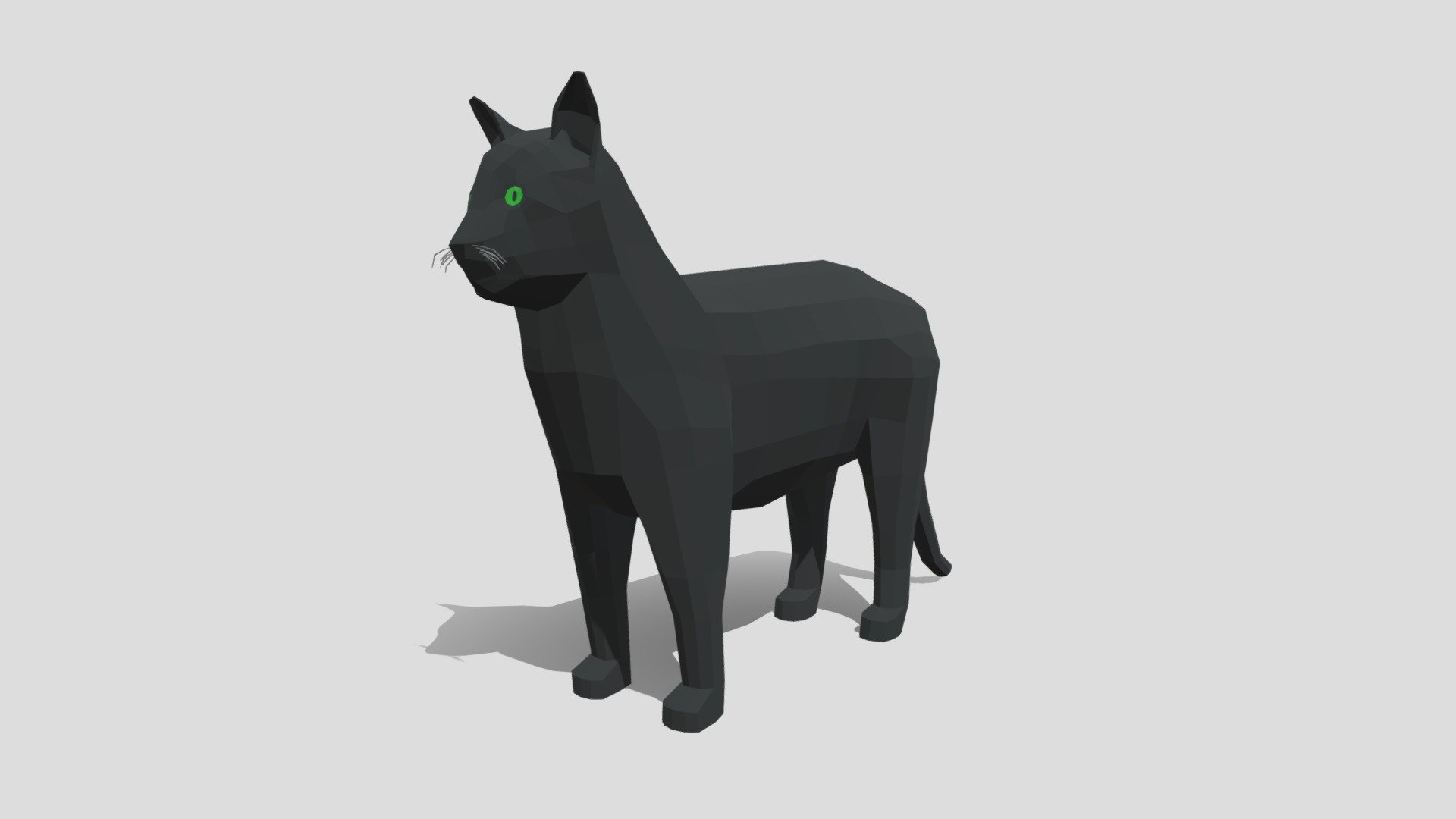 Low Poly Cartoon Cat - Buy Royalty Free 3D model by chroma3d (@vendol21 ...