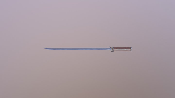 Sword Sketchfab Export 3D Model