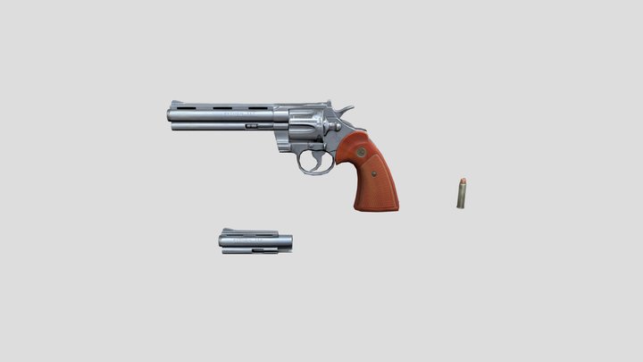 revolver 3D Model