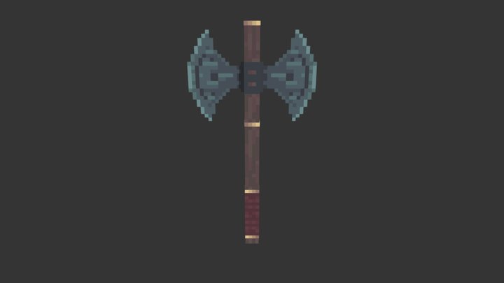 Battle axe 3D Model