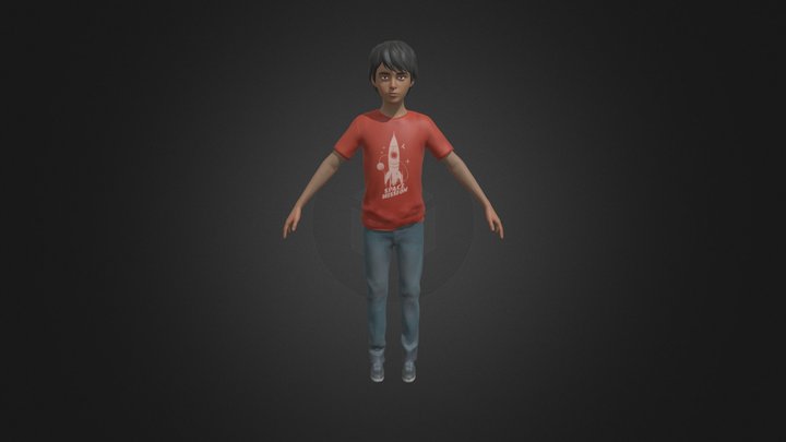 Daniel Diaz (OBJ) 3D Model