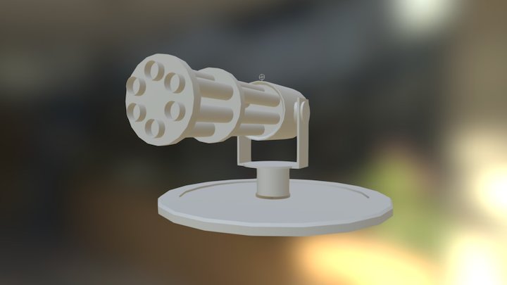 Spin Gun 3D Model