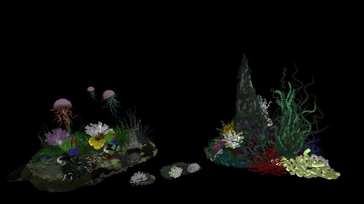 Underwater Garden 3D Model