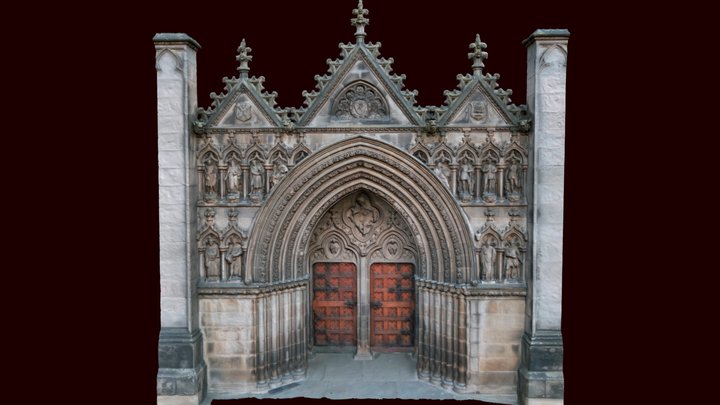 West door, St. Giles Cathedral, Edinburgh 3D Model