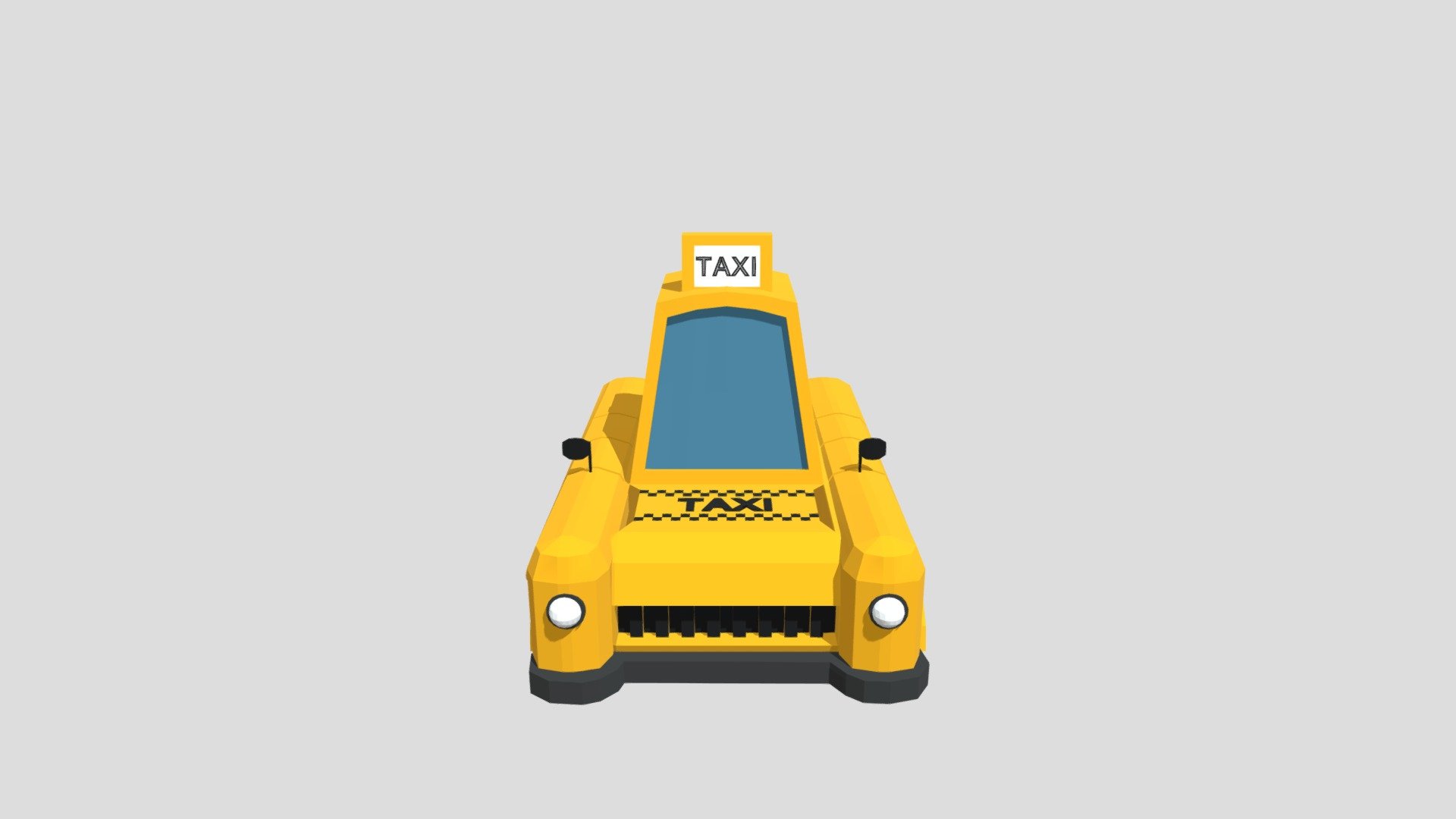 Taxi from Poly by Google — Sketchfab embed 3D viewer