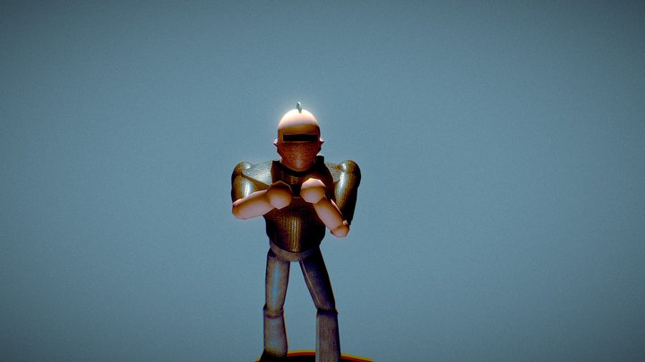 Action Figure 3D Model