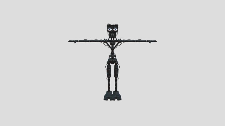 EndoSkeleton By Fnaf 1a 3D Model