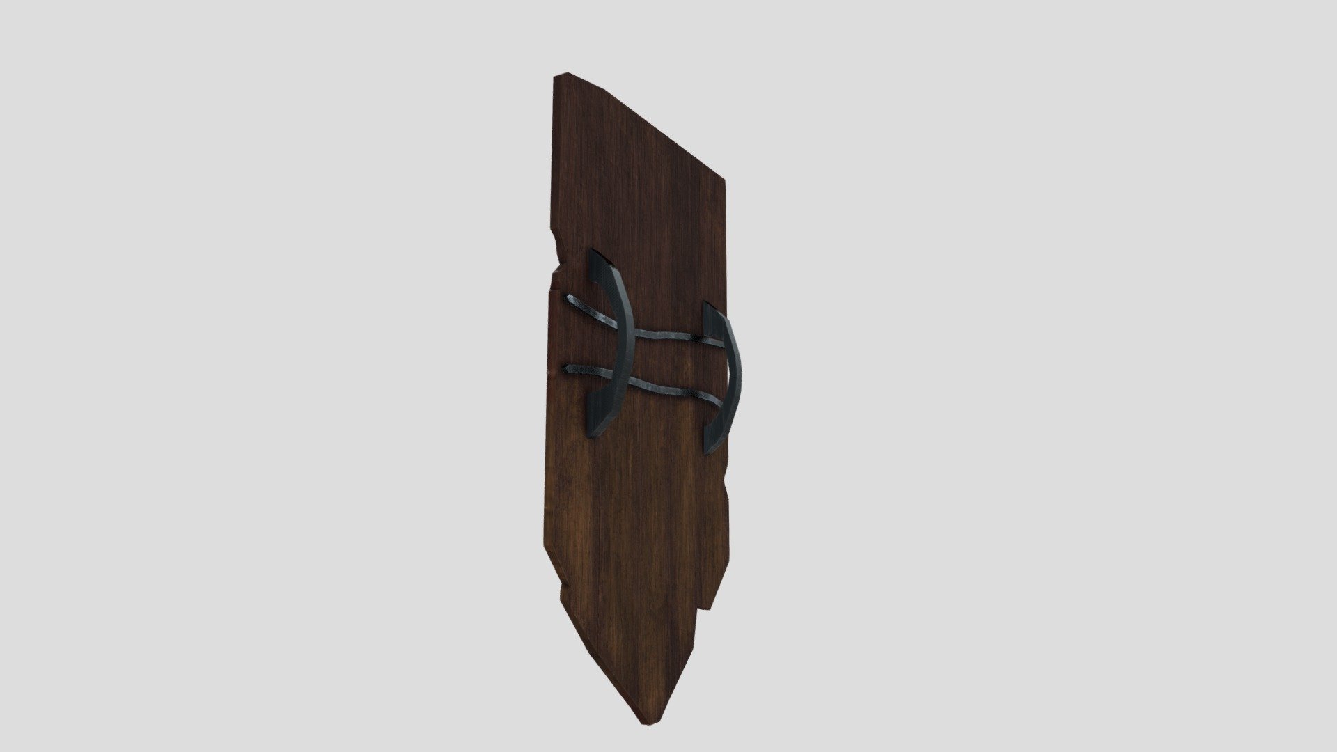 Old wooden shield