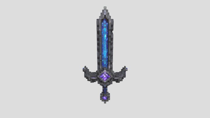 minecraft sword 3D Model