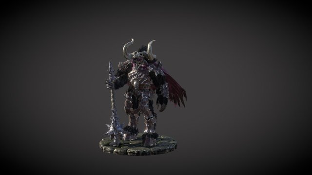 Death knight from dungeon hunter 5 3D Model