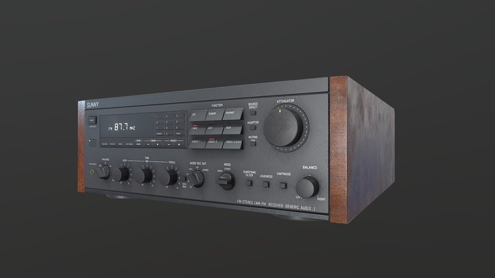 Sunny amplifier 3D Model