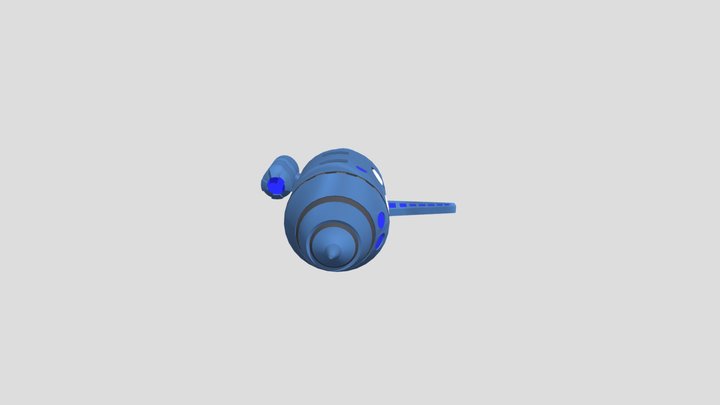 Spaceship 3D Model