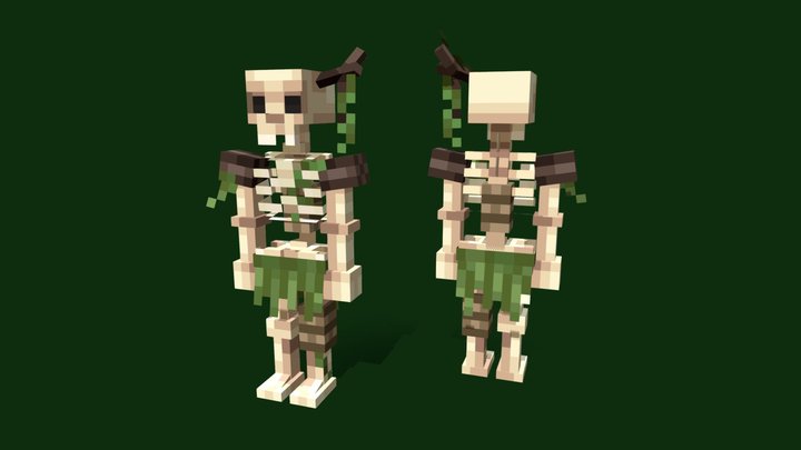 Swamp Skeleton 3D Model