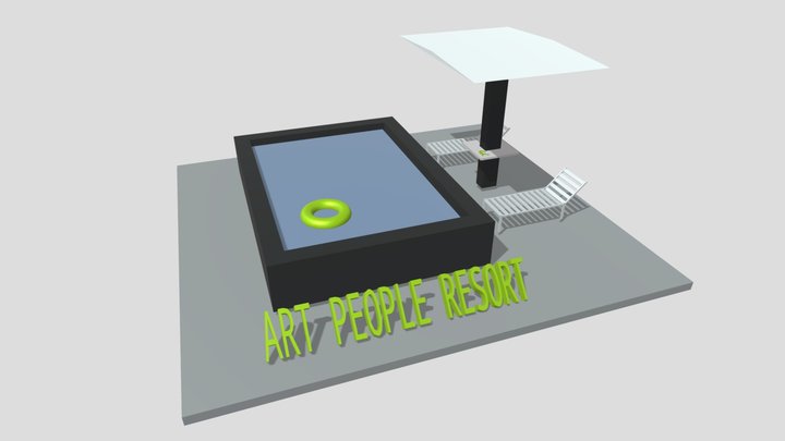 ART PEOPLE RESORT 3D Model