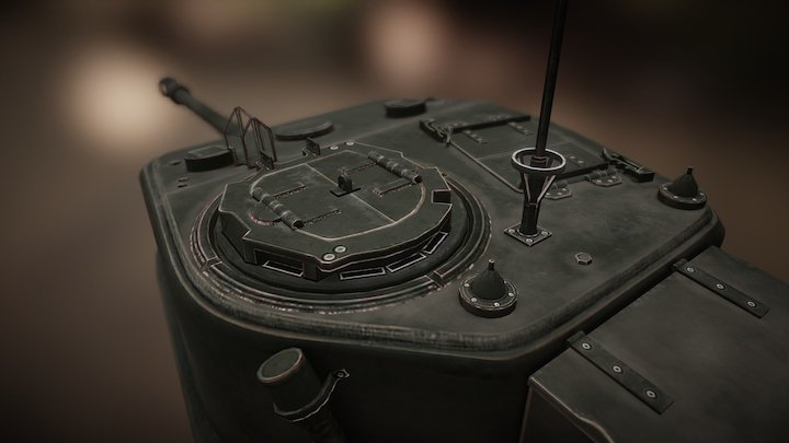 Turret 3D Model
