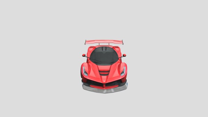 Ferrari Laferrari Street Legal 3D Model