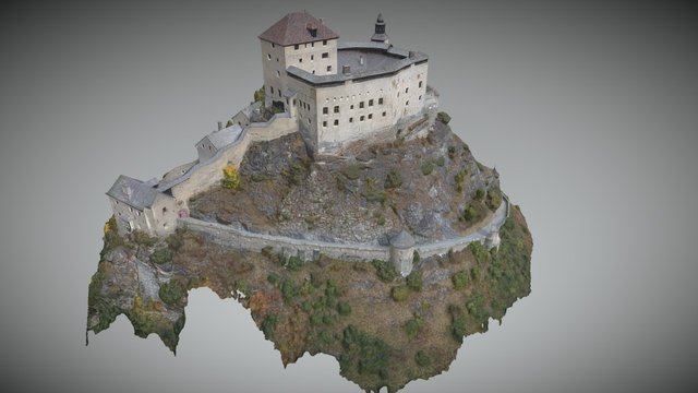 Castle of Tarasp - Schloss Tarasp (Switzerland) 3D Model