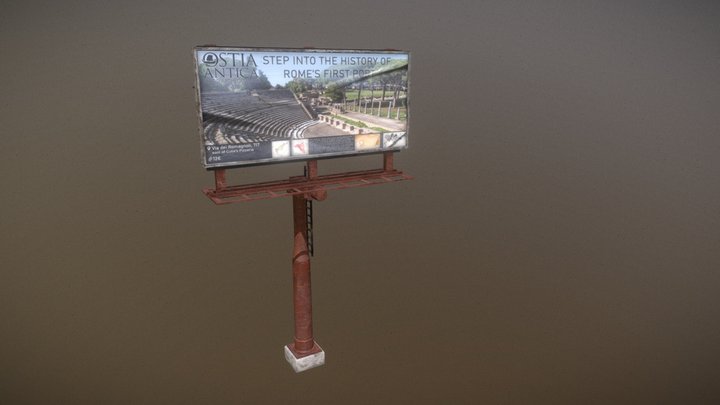 Billboard 3D Model