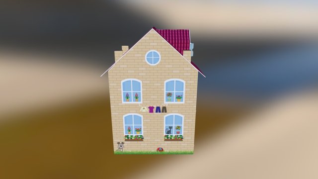 Домик_исправленный 3D Model