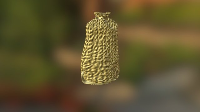 Easy Flour Sack With Textures 3D Model