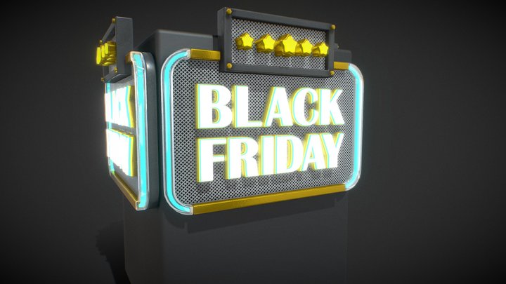Selo Black Friday 3D Model