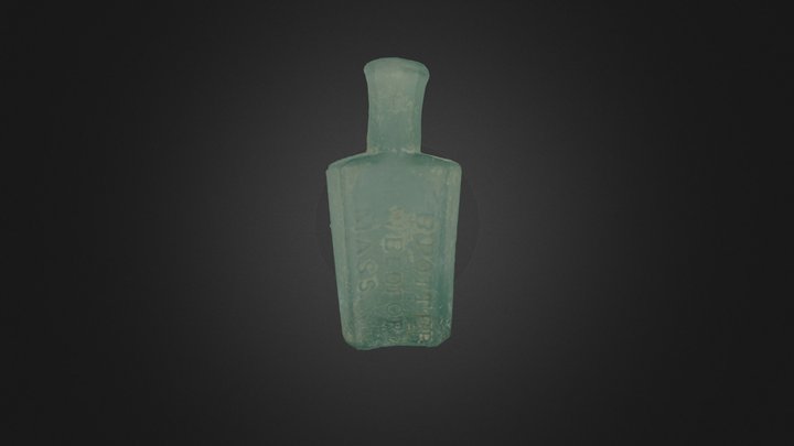 Potter's Liniment Bottle 3D Model