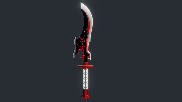 Crimson Dagger 3D Model