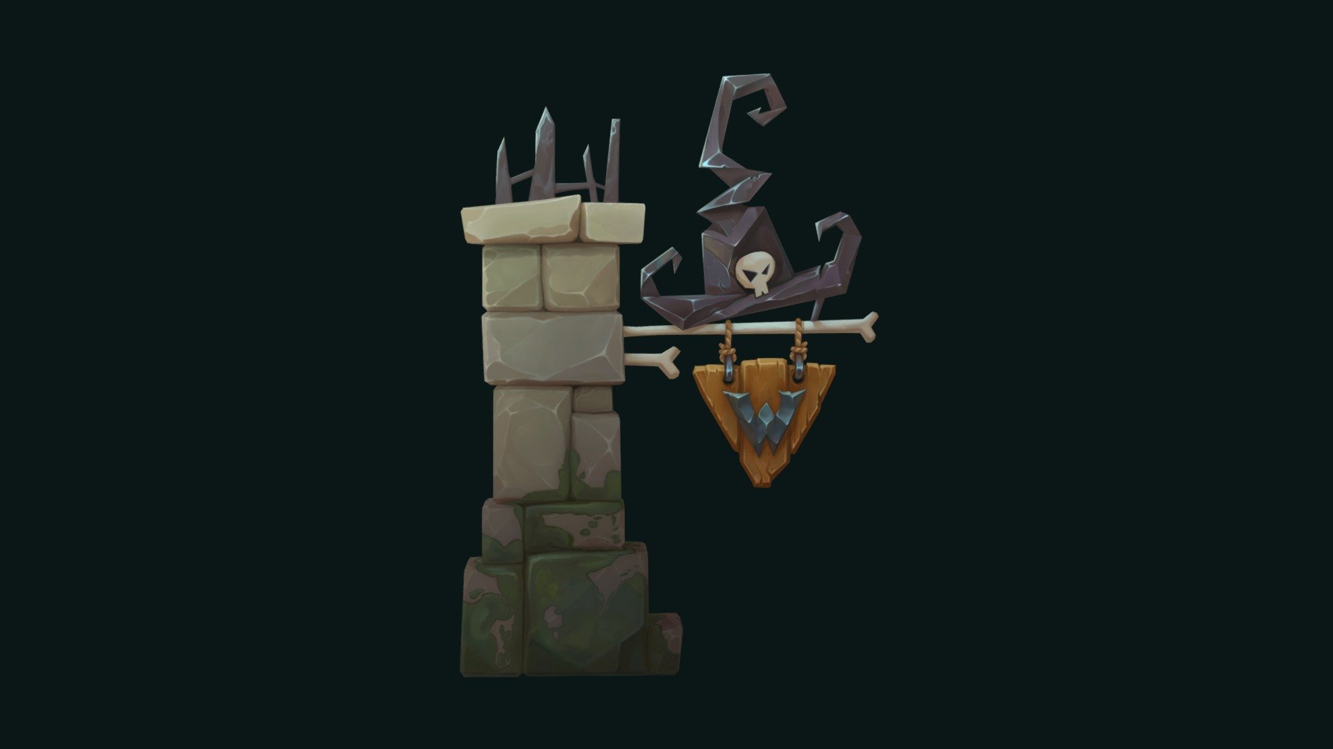Witch Sign - 3D model by Dasha Boichuk (@dashaboichuk) [64c9ba3 ...