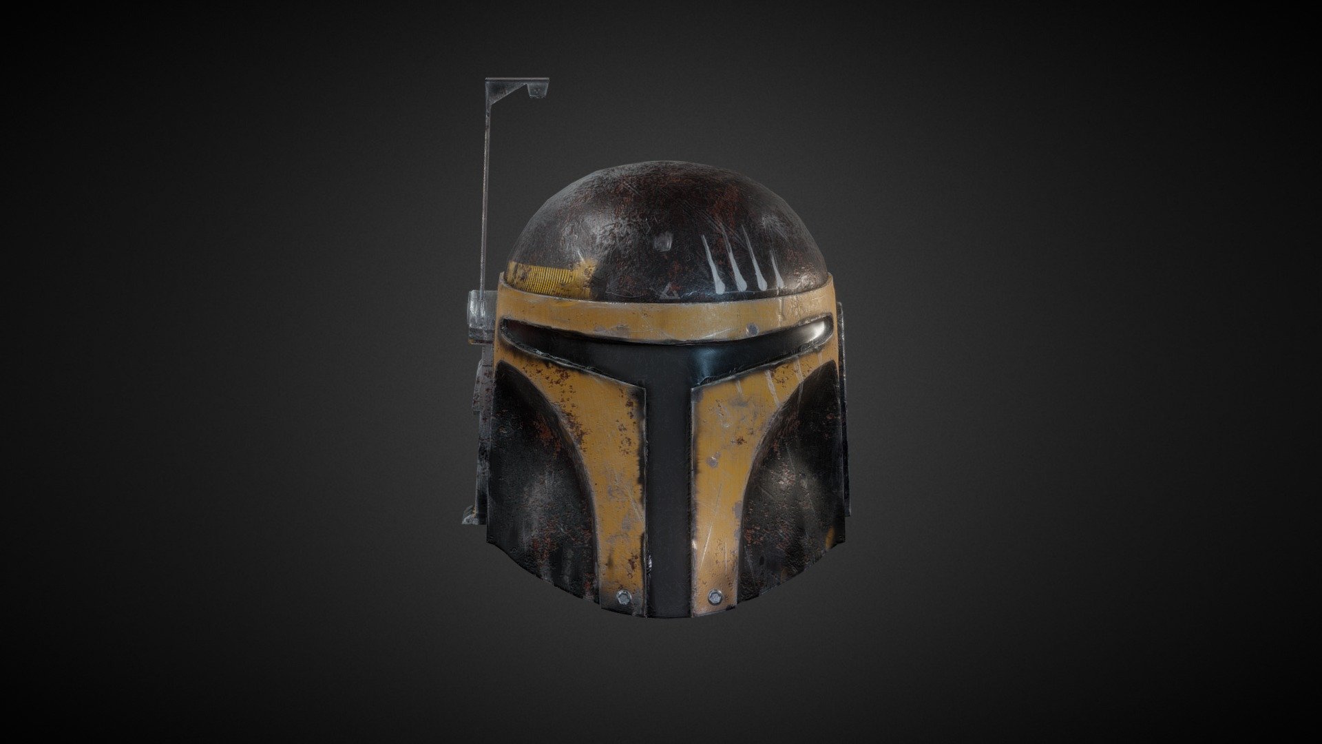 Mandalorian Helmet 3D Model.