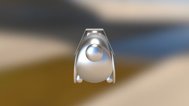Metal Bunny 3D Model