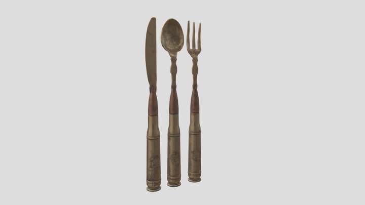 Cutlery Set 3D Model