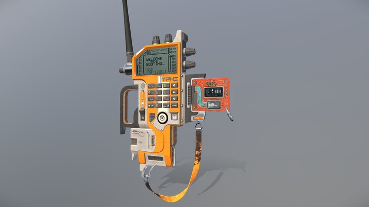 Radio Device - HDAVD 9387 3D Model