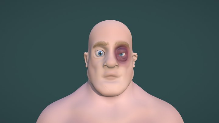 Quick Sculpt of a Stylized Butch. 3D Model