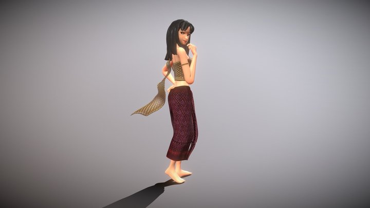 NARI - Thai Dress Code 3D Model