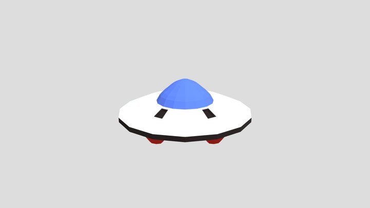 Low poly Ufo