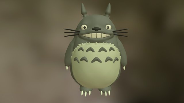 Ghibli_Totoro ( トトロ ) 3D Model