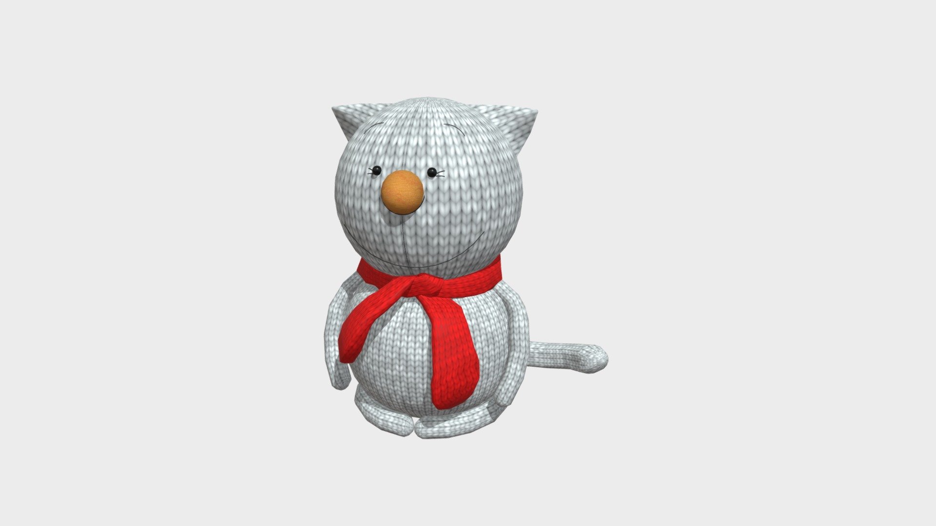 Wool Cat Figure