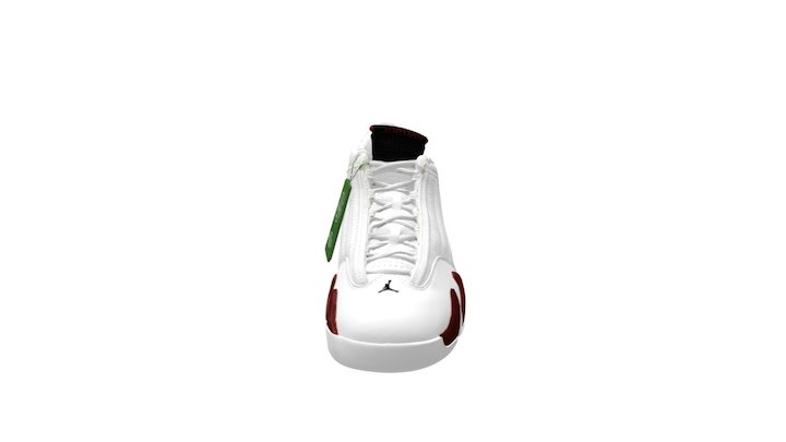 Jordan 14 Left 3D Model