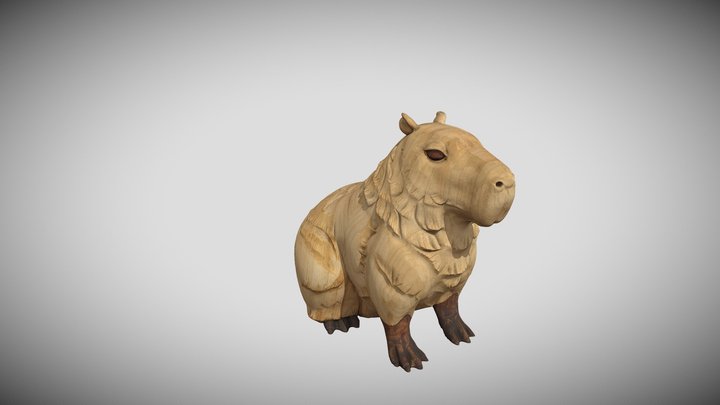 Capybara by Ao Inomata 3D Model