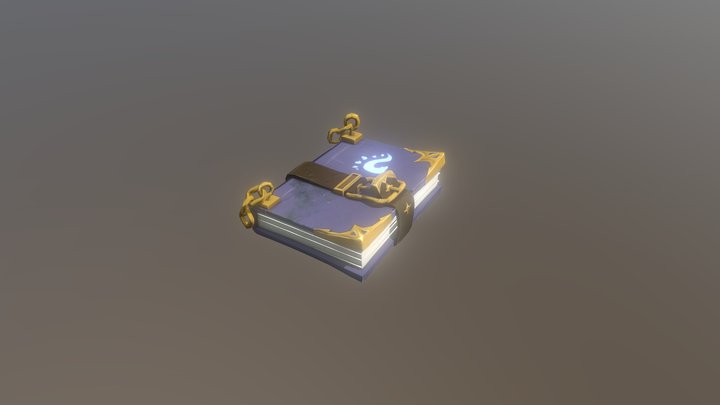 Book of water magic 3D Model