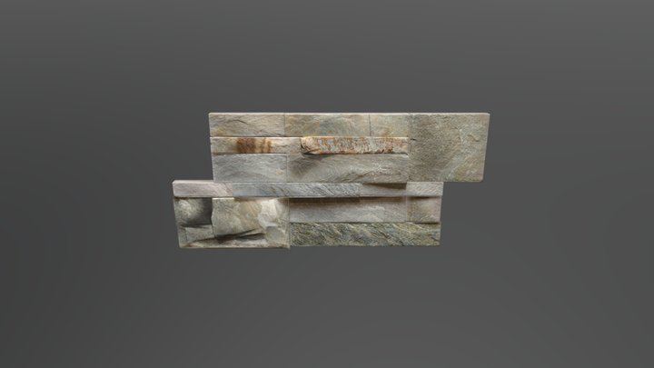 Pared_Piedra_03 3D Model