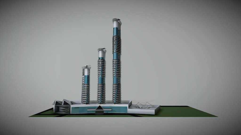 Sci-Fi- and Future-Buildings - A 3D model collection by 𝗻𝗲𝗻𝗸𝗲𝗮 (@nenkea ...