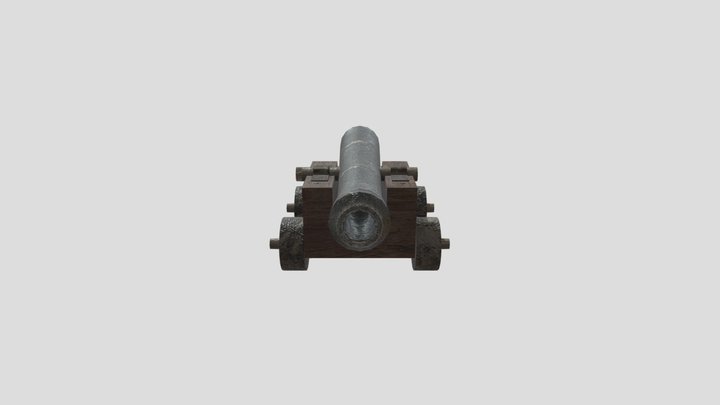 pirate canon 3D Model