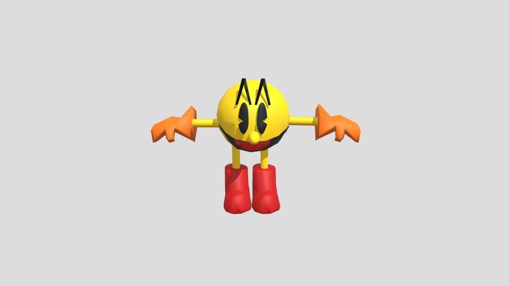 Pac- Man1234 3D Model